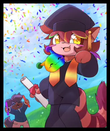 The Rainbow Graduate! by Cocobeanzies